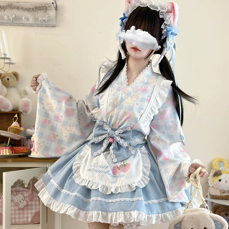 Hanguliang~Han Lolita OP Dress Japanese Style Dress for Summer Wear