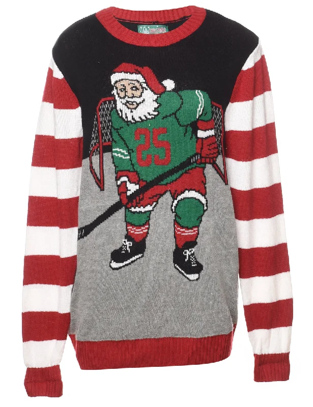 Midnight Madness oversized trench coatSanta Claus Christmas Jumper - S