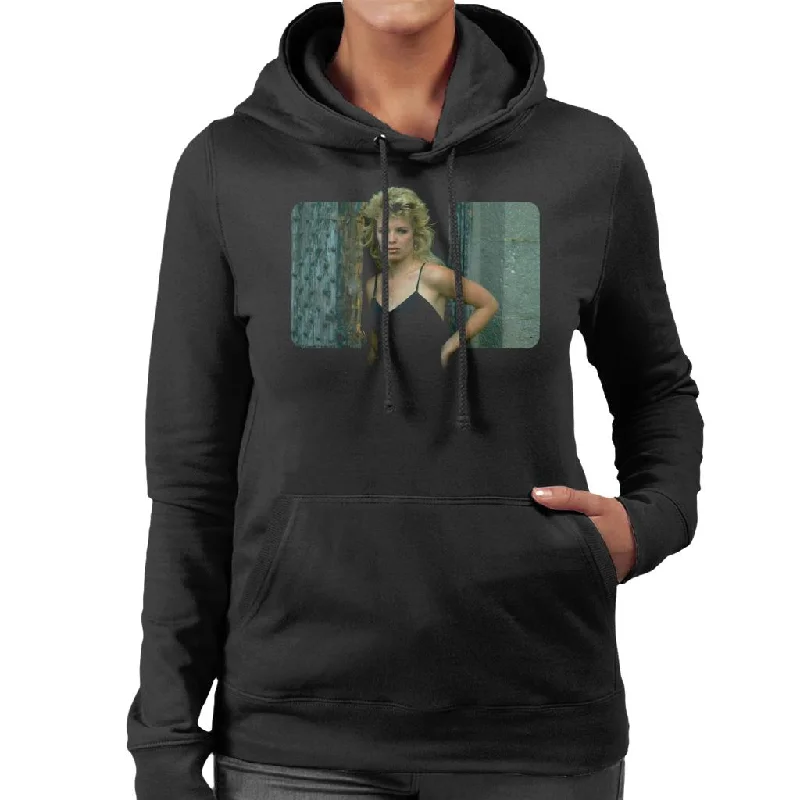 TV Times Kim Wilde 80s Pop Singer Women's Hooded Sweatshirt