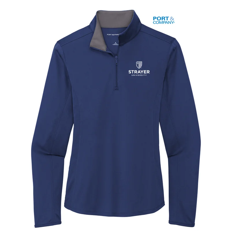 Reduced Prices fitted coatNEW STRAYER Port Authority Ladies Silk Touch ™ Performance 1/4-Zip -Royal/ Steel Grey Reduced Prices fitted coatNEW STRAYER Port Authority Ladies Silk Touch ™ Performance 1/4-Zip -Royal/ Steel Grey
