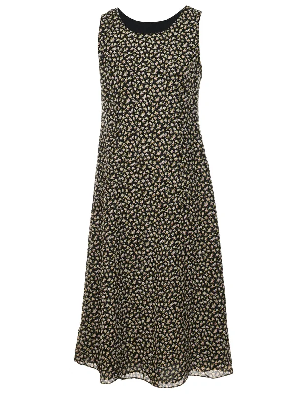 Markdowns insulated coatFloral Print Dress - S