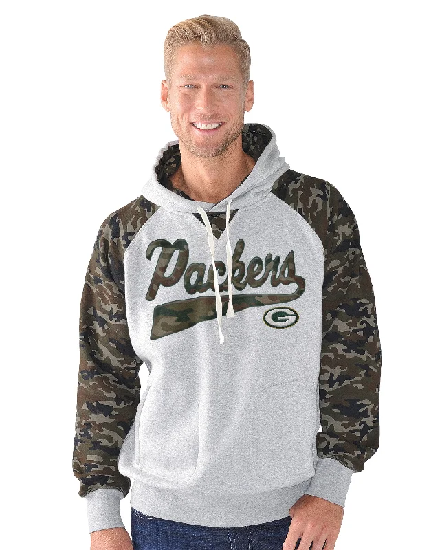 Today’s Deal graphic gym sweatshirtGreen Bay Packers Rush Camo Printed Hoody