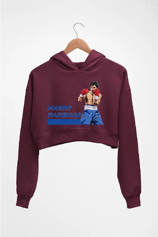 Manny Pacquiao Crop HOODIE FOR WOMEN