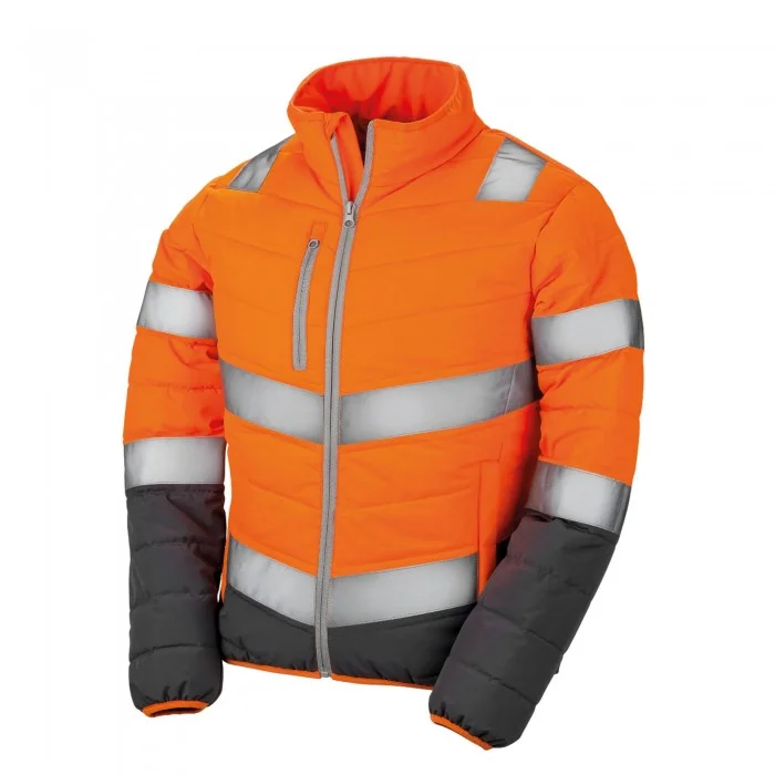 Special Savings long-sleeve coatSAFE-GUARD by Result Womens/Ladies Safety Padded Jacket