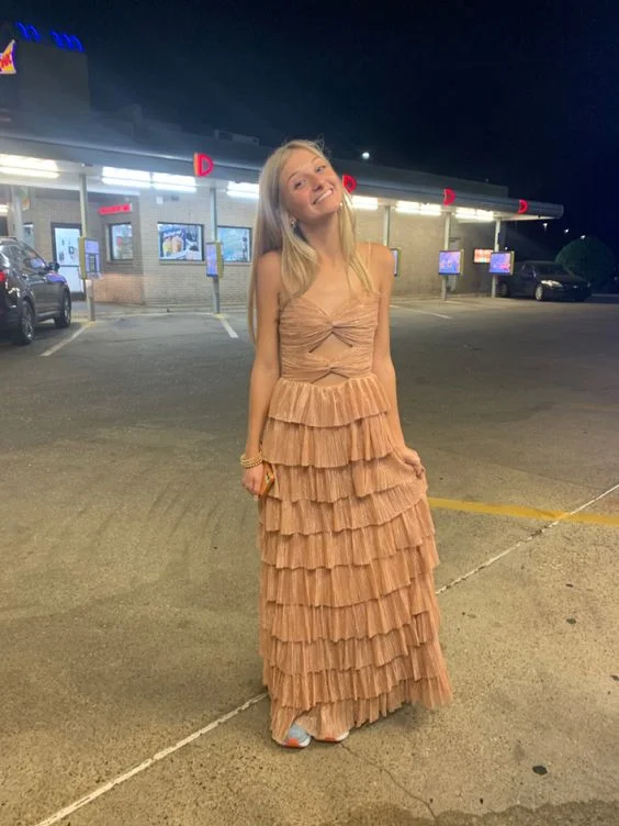 Shop and Save fitted dressSpaghetti Straps Tiered Long Evening Dresses,Chic Prom Gown Y2053 Shop and Save fitted dressSpaghetti Straps Tiered Long Evening Dresses,Chic Prom Gown Y2053