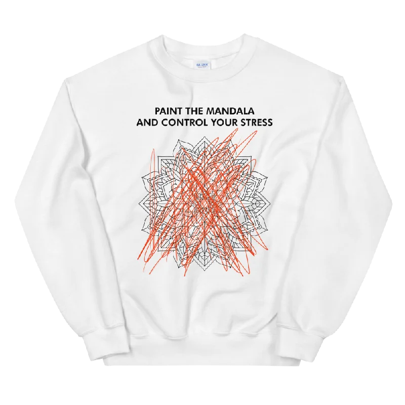 Last Chance urban activewear hoodiePaint The Mandala Graphic Sweatshirt