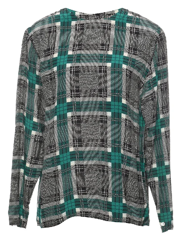 Limited Edition oversized puffer coatJones New York Checked Blouse - L