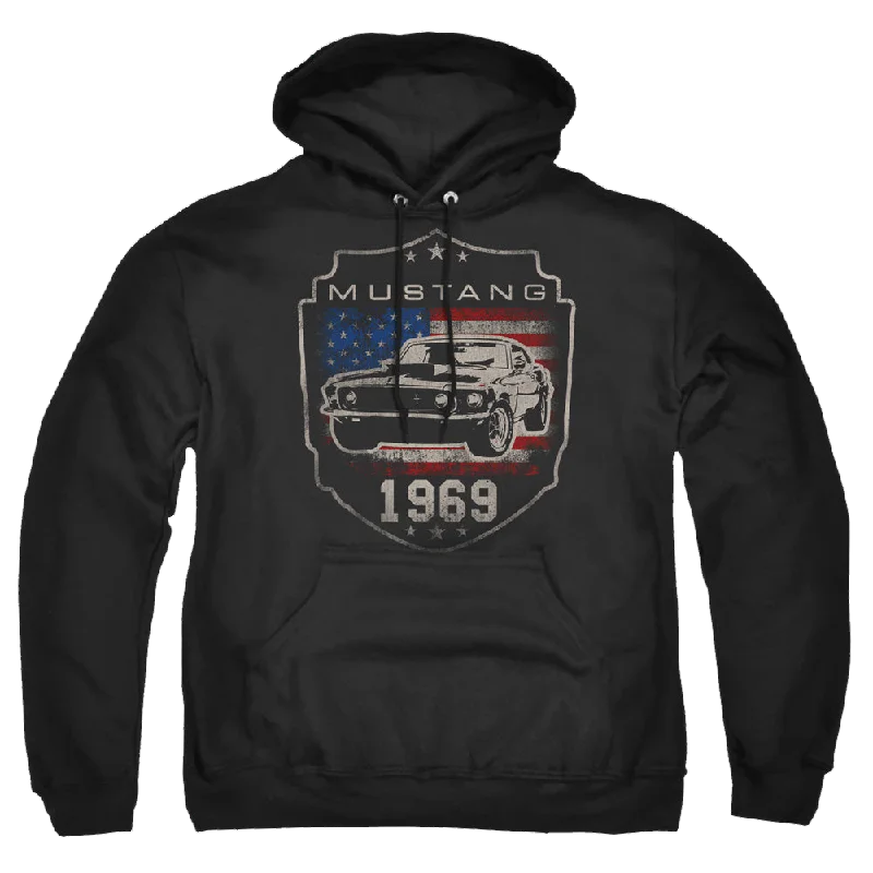 Early Access cozy hooded jacketFord Mustang 1969 Flag - Pullover Hoodie