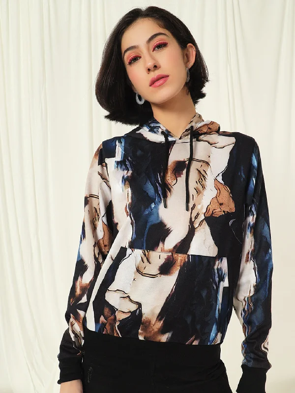 TANDUL  Women Full Sleeve Printed Sweatshirt