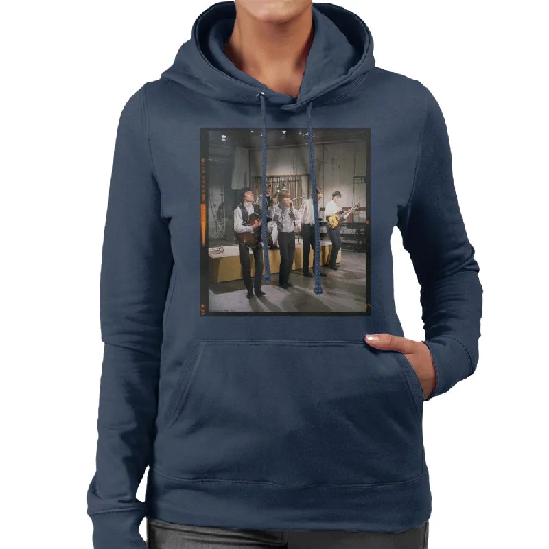 Don't Wait graphic hoodie with printTV Times Rolling Stones TV Performance 1963 Women's Hooded Sweatshirt Don't Wait graphic hoodie with printTV Times Rolling Stones TV Performance 1963 Women's Hooded Sweatshirt