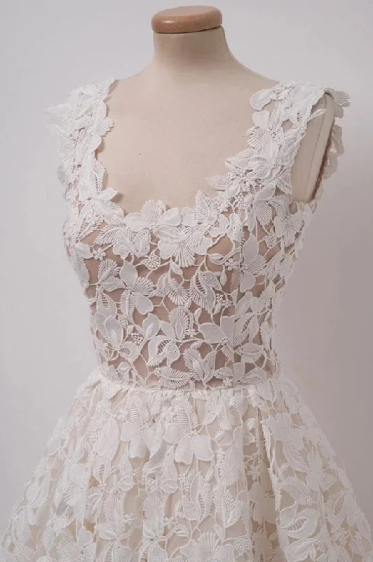 Limited Quantity Chic A-line Short Lace Homecoming Dresses
