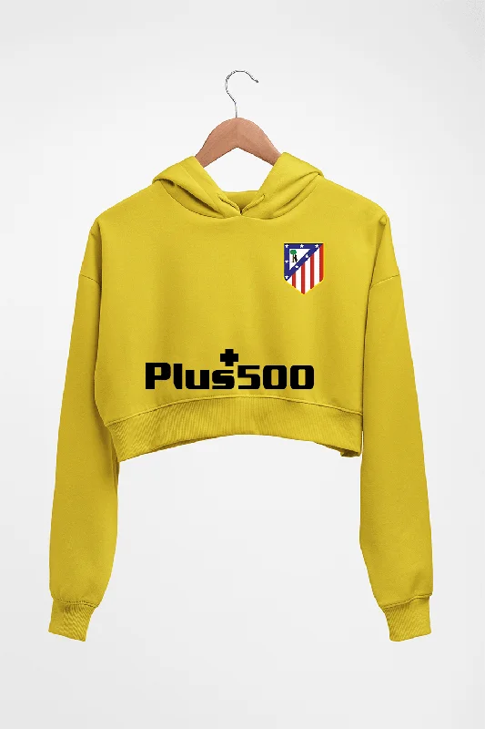 Atletico Madrid 2021-22 Crop HOODIE FOR WOMEN