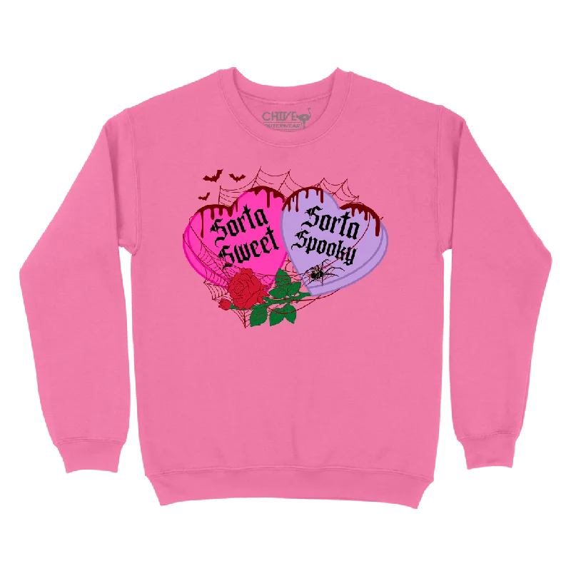 Sorta Sweet Sorta Spooky Unisex Pullover Crewneck