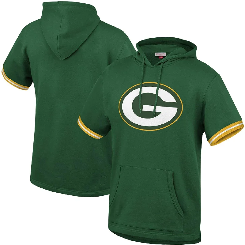 Amazing Deals urban activewear hoodieGreen Bay Packers French Terry Short Sleeve Hoody Amazing Deals urban activewear hoodieGreen Bay Packers French Terry Short Sleeve Hoody