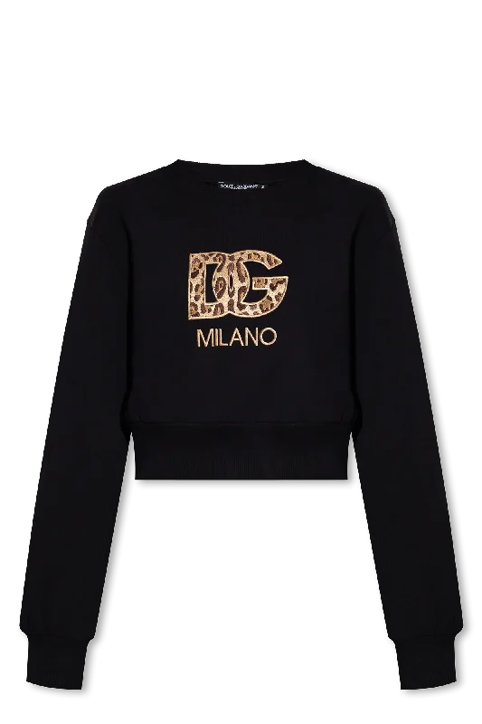 Dolce & Gabbana Sweatshirt with logo in BLACK - 42