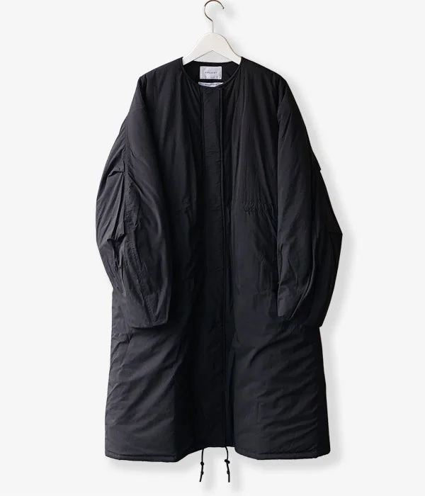 Today’s Special lightweight outerwearPHEENY/NYLON TAFFETA PADDING COAT(BLACK)