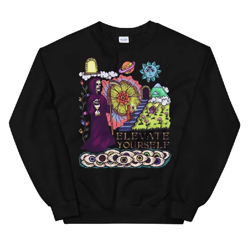 Fantastic Deals cool workout sweatshirtElevate Yourself Graphic Sweatshirt