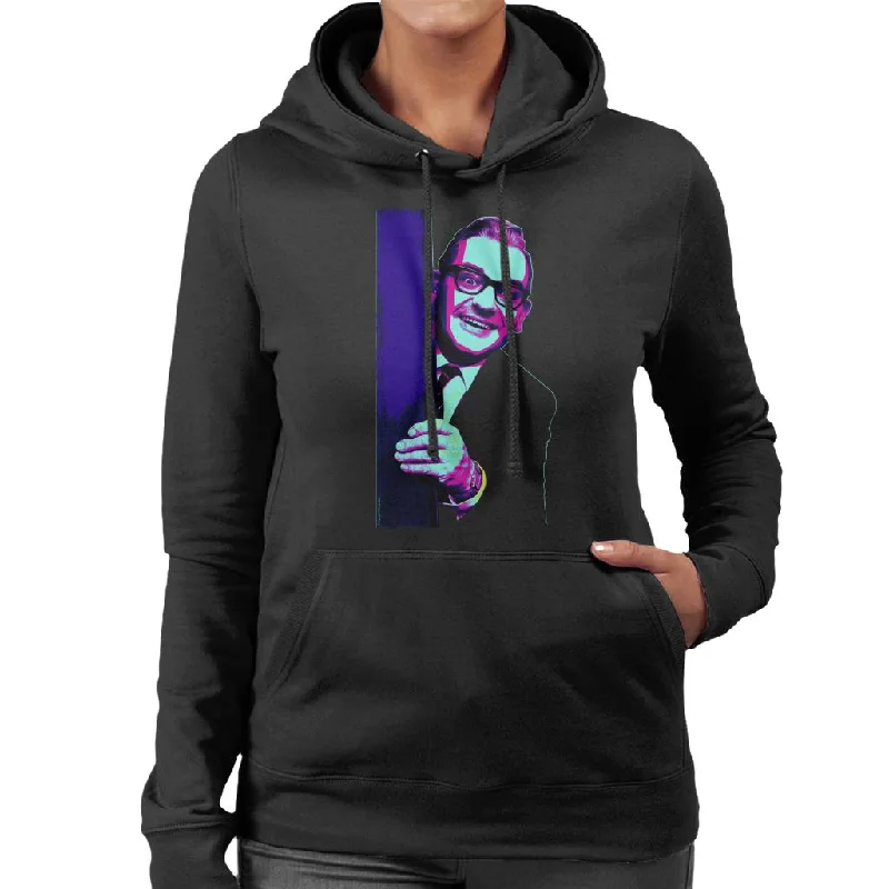 TV Times Ronnie Barker 1968 Pop Art Stylised Women's Hooded Sweatshirt