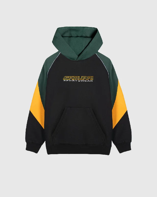 AC1:015 - Women's Toronto Hoodie -  Black/Green/Yellow