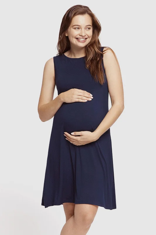 Lowest Price statement dressAdele Maternity Dress - Navy