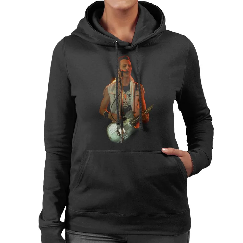 TV Times Joe Strummer The Clash Live Women's Hooded Sweatshirt