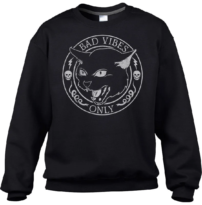Lowest Prices sleek sports hoodieUnisex Bad Vibes Only Sweatshirt - Goth Shirt - Black Cat Shirt Lowest Prices sleek sports hoodieUnisex Bad Vibes Only Sweatshirt - Goth Shirt - Black Cat Shirt