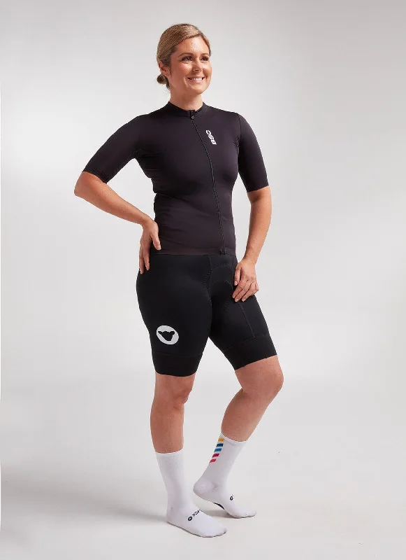 Sale Event athletic style hoodieWomen's LuxLite WMN Jersey - Black Stealth