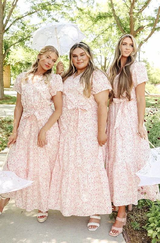 Online Exclusive Layton Pink Floral Dress - DM Exclusive - Nursing Friendly