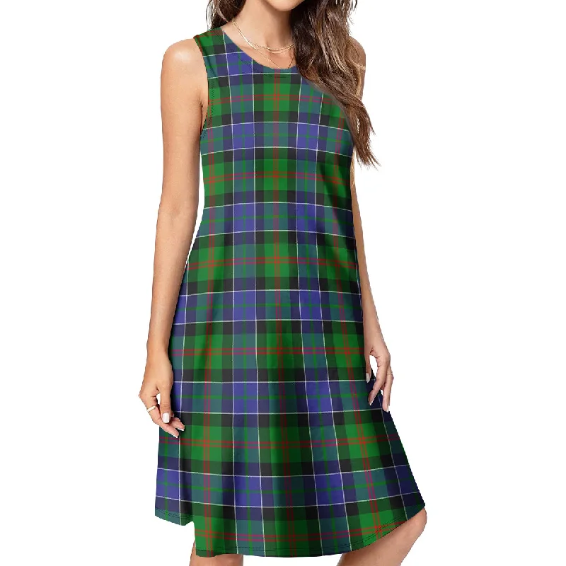 Shop and Save Paterson Tartan Womens Casual Dresses