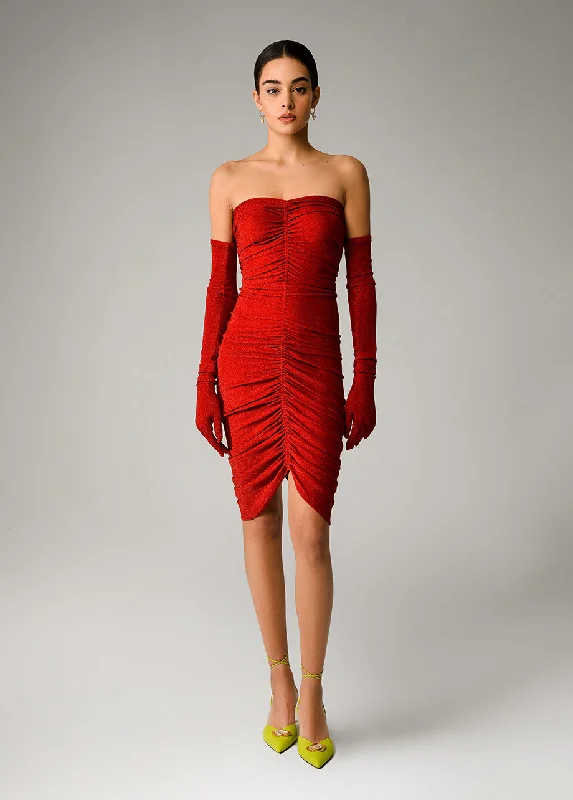 Steals and Deals wool dressSPARKLY DRESS WITH GLOVES