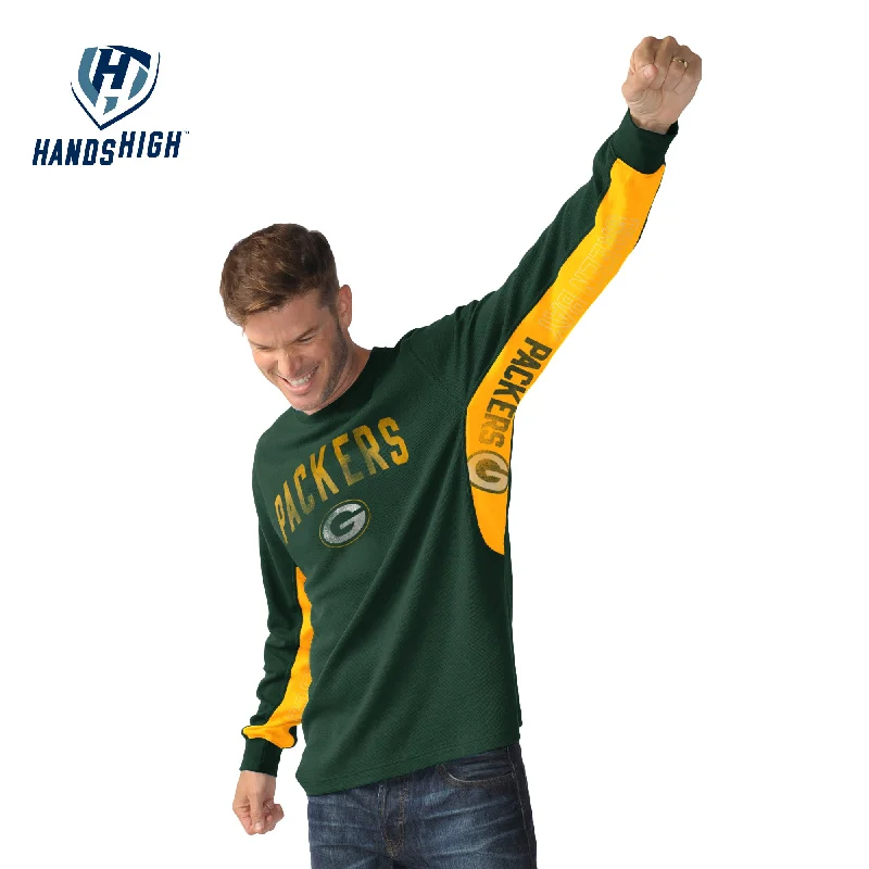 Discount Mania fitness lifestyle hoodieGreen Bay Packers Men's Gridiron Thermal Fashion Top Discount Mania fitness lifestyle hoodieGreen Bay Packers Men's Gridiron Thermal Fashion Top