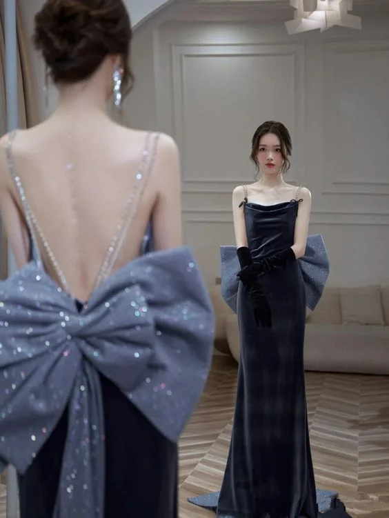 Quick Sale formal dressElegant Mermaid Evening Dress with Bow,Reception Dress,Chic Formal Gown Y2067 Quick Sale formal dressElegant Mermaid Evening Dress with Bow,Reception Dress,Chic Formal Gown Y2067