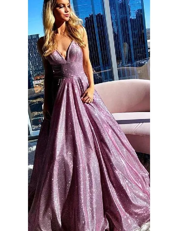 Price Smash A-Line V neck Spaghetti Straps Sparkly Prom Dress Formal Evening Gowns JKL1300 Price Smash A-Line V neck Spaghetti Straps Sparkly Prom Dress Formal Evening Gowns JKL1300