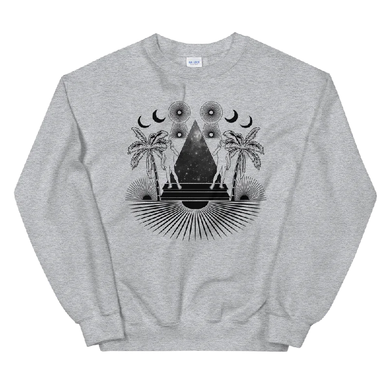 Weekend Deal loose fit athletic hoodieEnter The Galaxy Graphic Sweatshirt