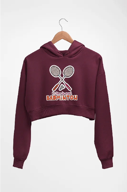 Badminton Crop HOODIE FOR WOMEN