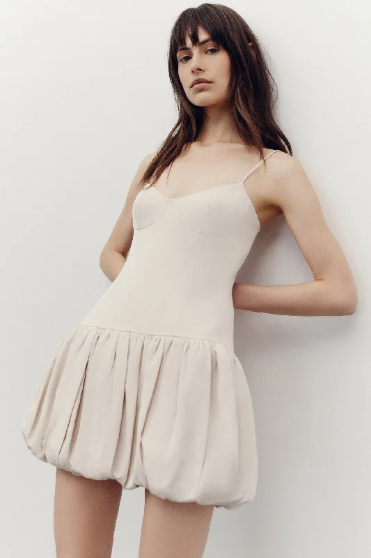 Markdowns wrap dressSHONA JOY VENTO BUSTIER BUBBLE MINI DRESS - BONE