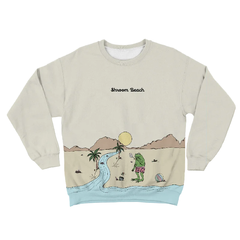 Price Slash versatile gym hoodieBeach Vibes All Over Print Unisex Sweatshirt