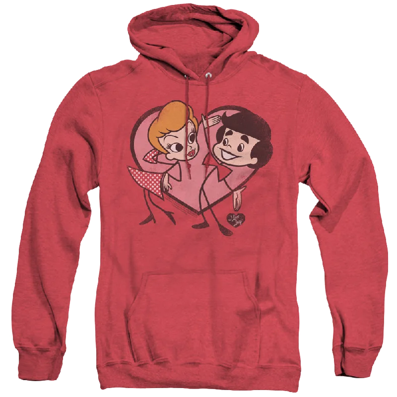 Price Cut soft sports hoodieI Love Lucy Cartoon Love - Heather Pullover Hoodie
