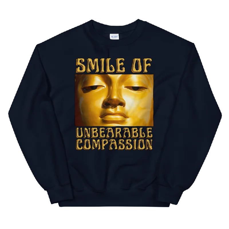Extra Savings trendy sports sweatshirtSmile Of Unbearable Compassion Graphic Sweatshirt Extra Savings trendy sports sweatshirtSmile Of Unbearable Compassion Graphic Sweatshirt