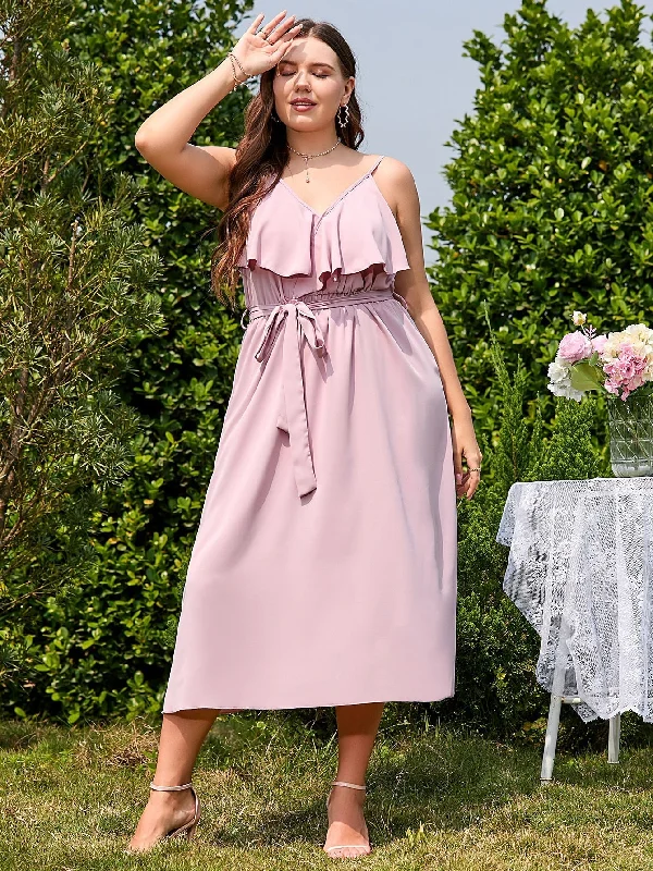 Act Now printed dressBerriesJam - 2024 Plus Size Wedding Guest Long Elegant Party Maxi Dress