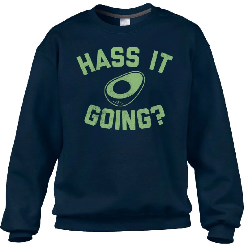 Discount Extravaganza contemporary fitness sweatshirtUnisex Hass It Going Avocado Sweatshirt