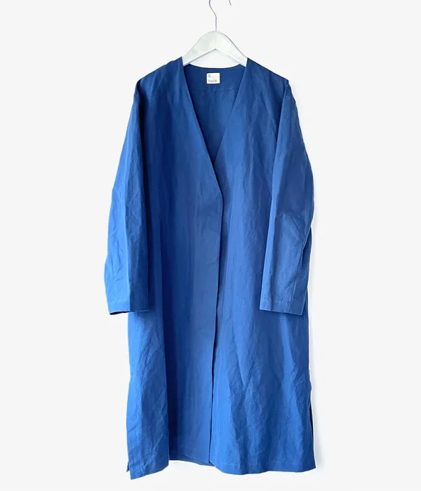 TIME-Limited Offer chic coatholk/WOMAN GAWN (PRUSSIAN BLUE)