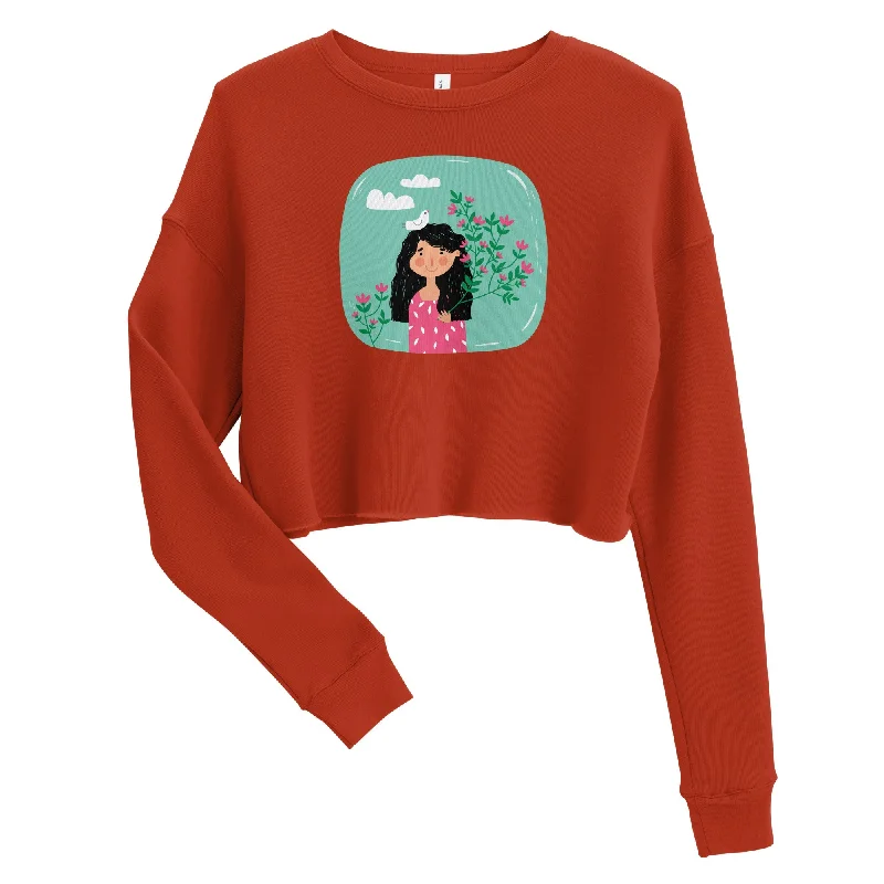 The Best Prices breathable gym hoodieWIDE AWAKE Women's Crop Sweatshirt