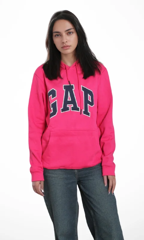 Super Savings eco-friendly fitness hoodieWomen Vintage Pullover Hoodie (Fuchsia)