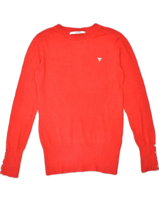 Crazy Deals modern athletic hoodieGUESS Womens Crew Neck Jumper Sweater UK 14 Large Red Viscose Crazy Deals modern athletic hoodieGUESS Womens Crew Neck Jumper Sweater UK 14 Large Red Viscose