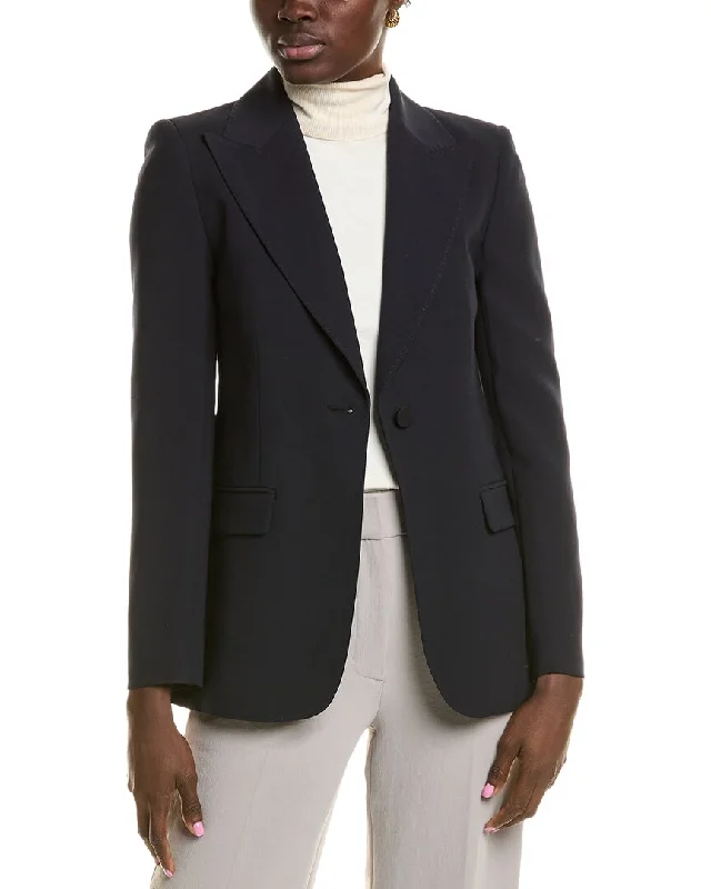 Closeout Sale trendy bomber coatLafayette 148 New York Peak Lapel Blazer