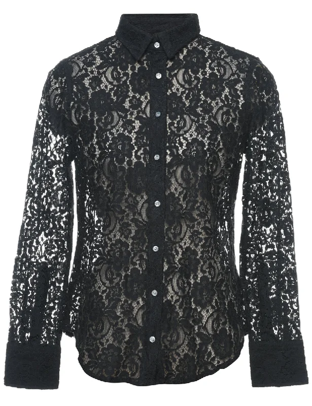 Special Price fashionable outerwearBlack Evening Shirt - M