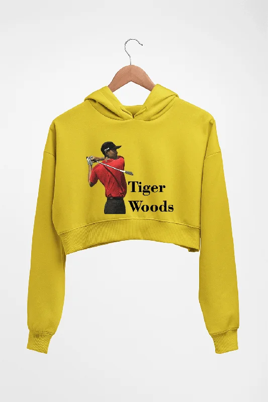 Tiger Woods Crop HOODIE FOR WOMEN