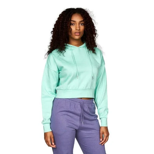 Special Savings breathable workout hoodieJuice Womens/Ladies Danica Cropped Hoodie