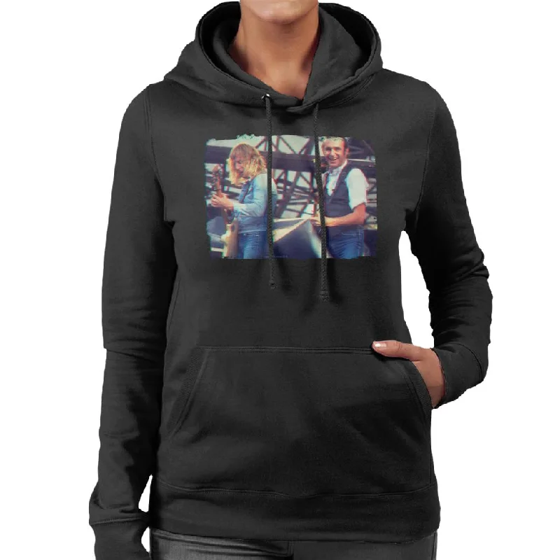 Best Bargains casual fit hoodieTV Times Status Quo Live 3D Effect Women's Hooded Sweatshirt Best Bargains casual fit hoodieTV Times Status Quo Live 3D Effect Women's Hooded Sweatshirt
